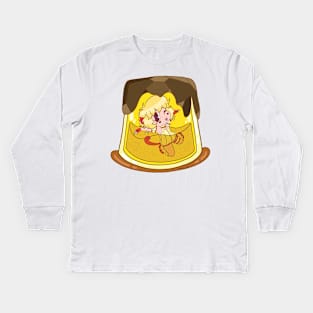 Cat Cat Pudding Kids Long Sleeve T-Shirt